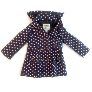 Oshkosh Polka Dot Raincoat Size 2T